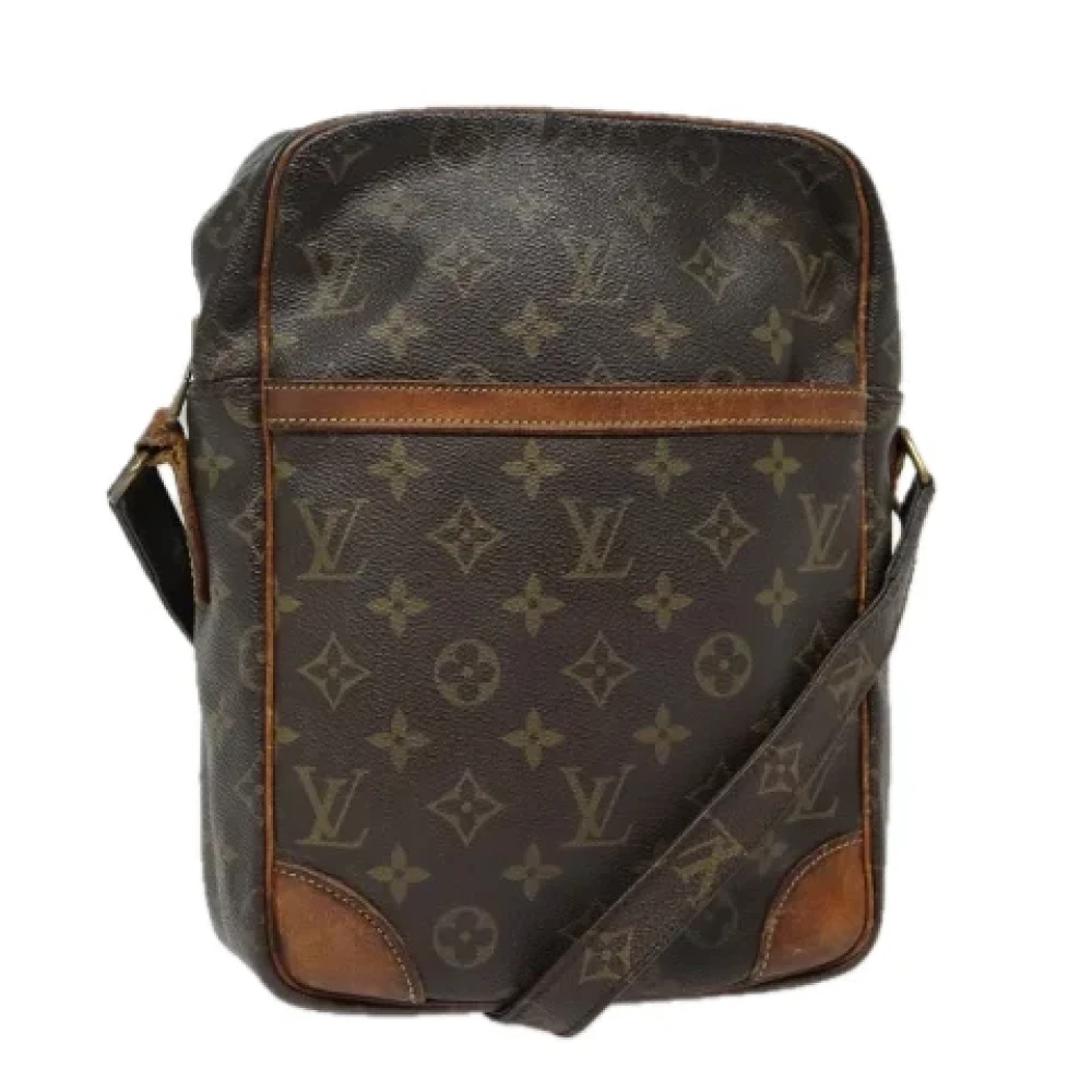 Louis Vuitton Vintage Pre-owned Canvas shoulder-bags Brown Dames