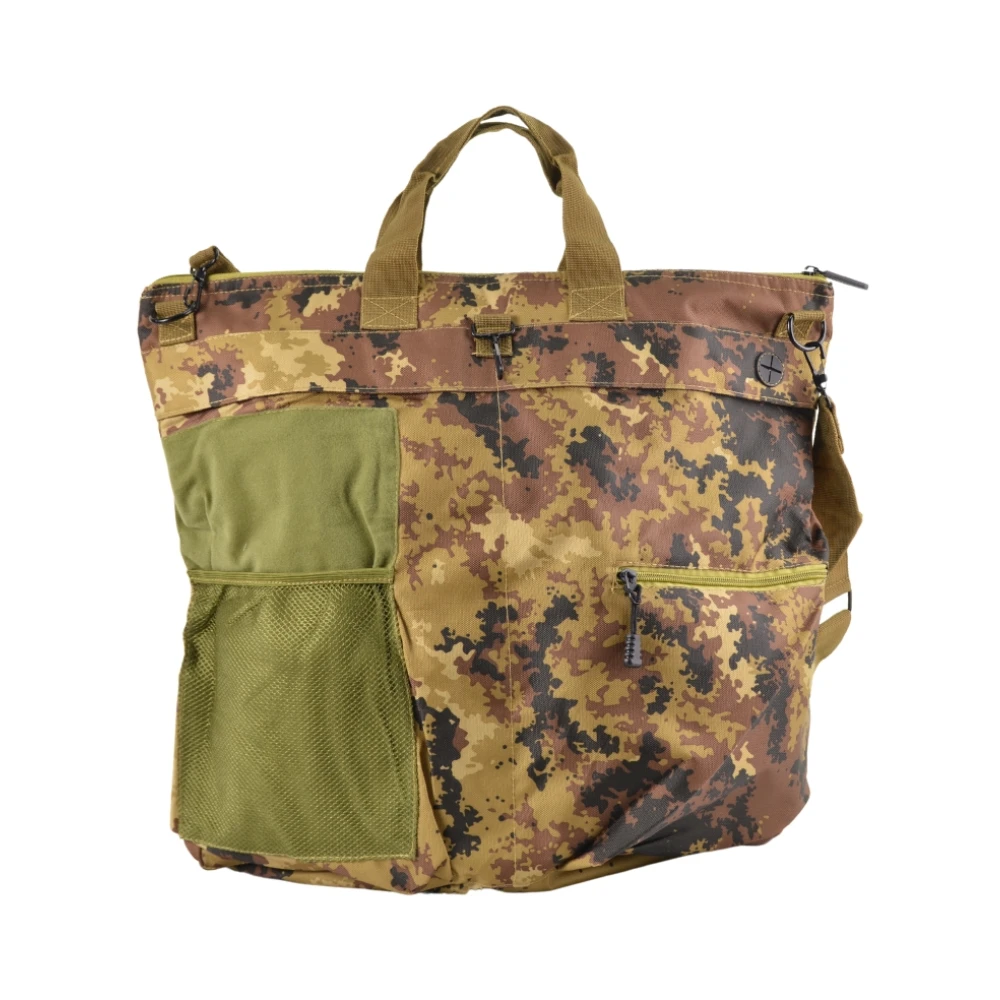 aeronautica militare Militaire Stijl Schoudertas Waterdicht Beige Heren
