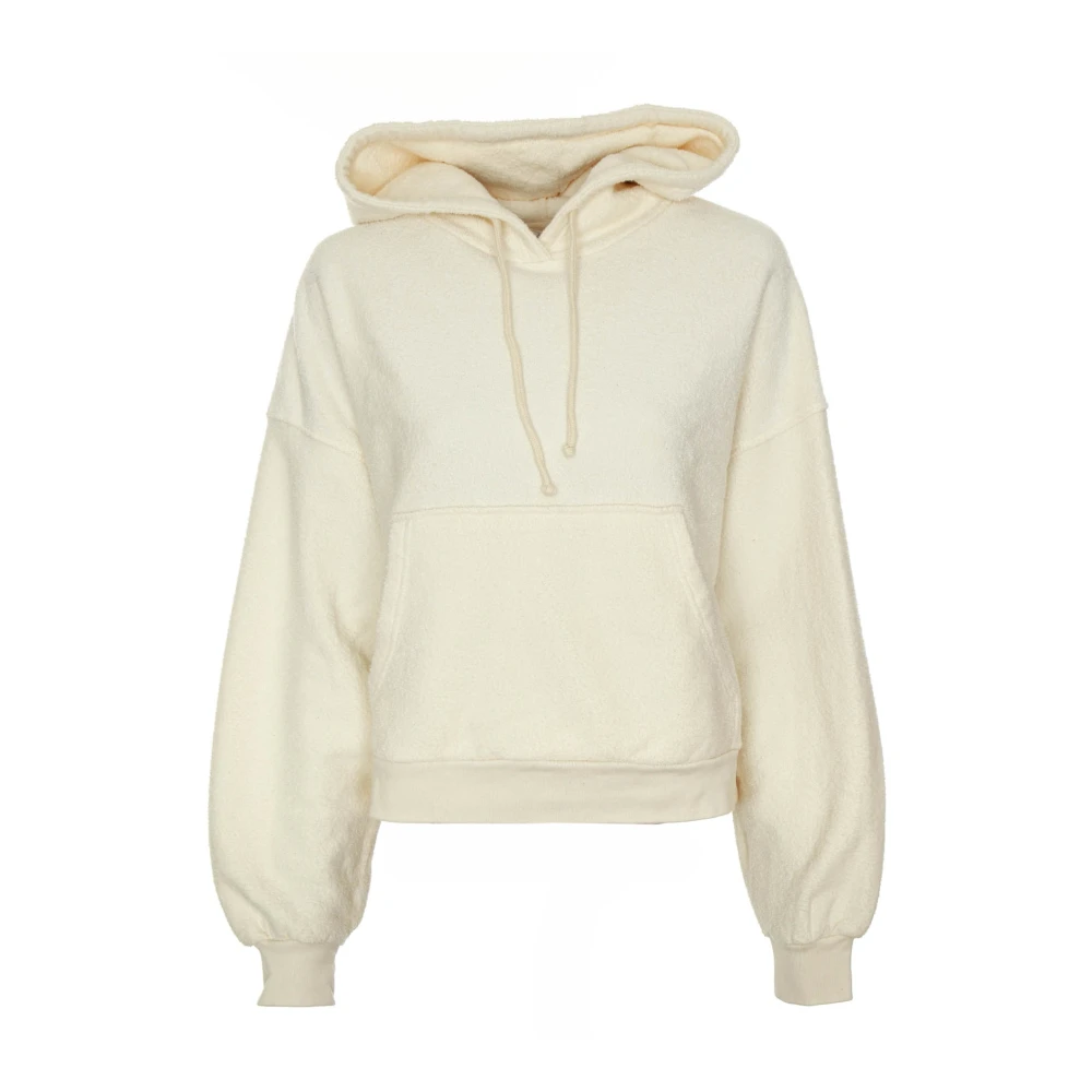 American vintage Kangoeroezak hoodie sweatshirt White Heren