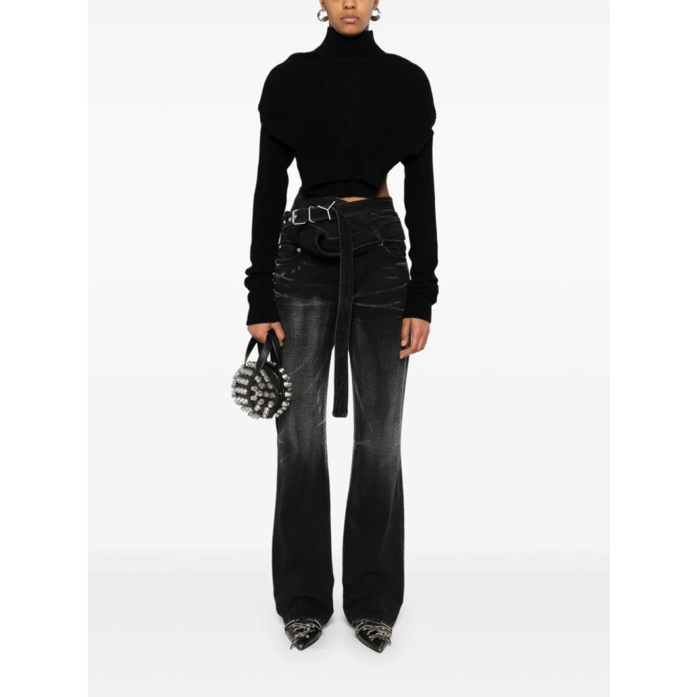 Rick Owens Headon Dbl Sweater Black Dames