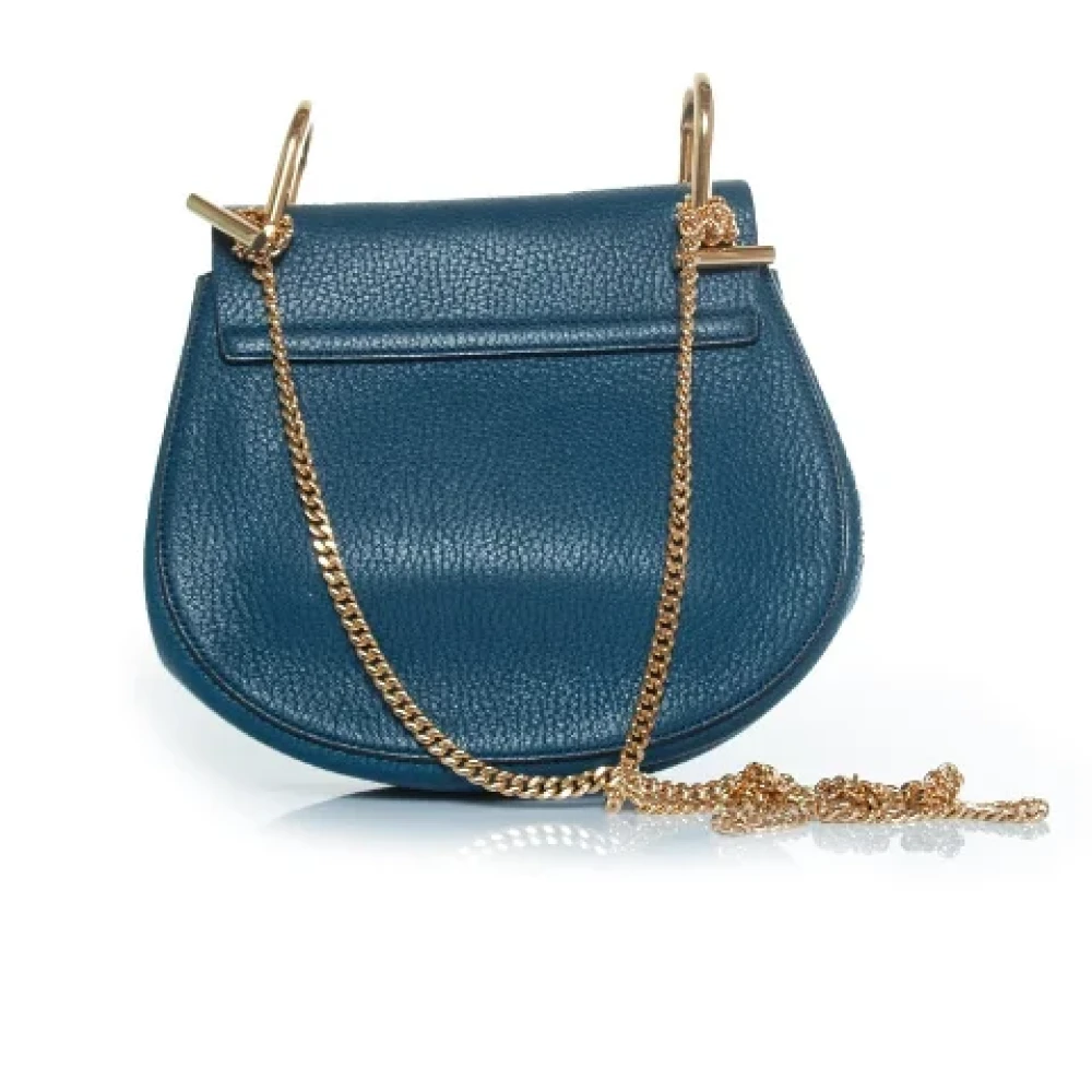 Chloé Pre-owned Leather shoulder-bags Blue Dames