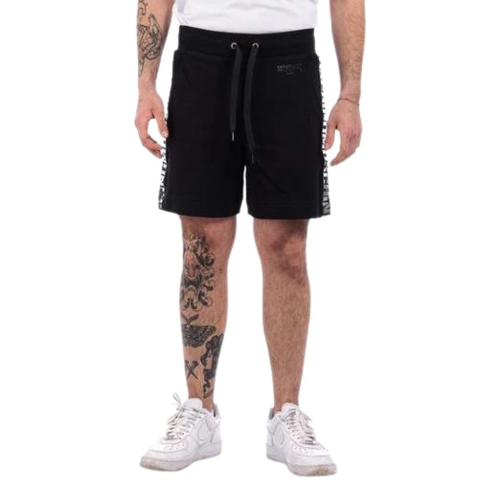 Moschino Men's Black Casual Shorts,, Cotton Regular Fit Shorts Medium