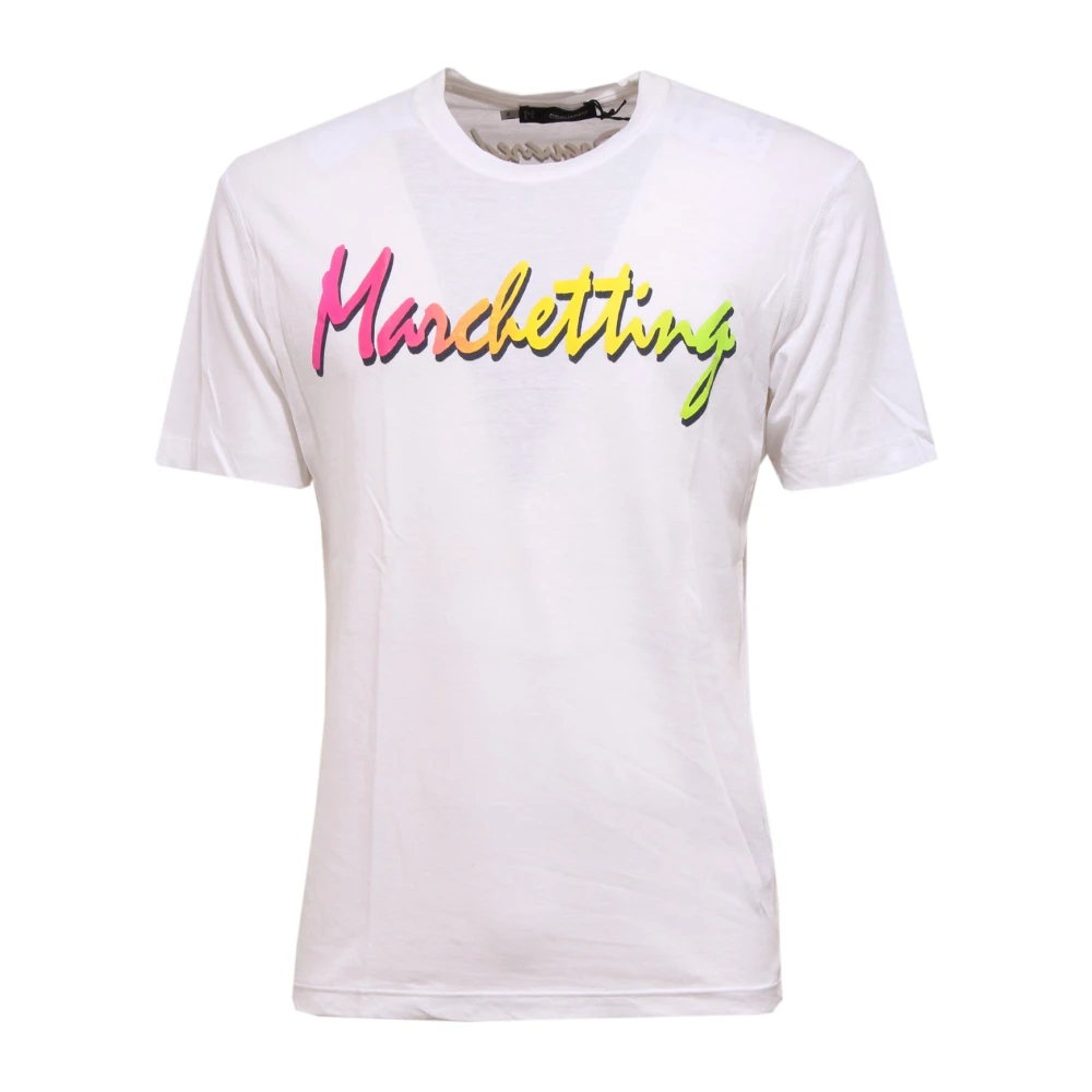 Dsquared2 Men's White T-Shirts, S, Short-Sleeve Linen Cotton Polo Shirt