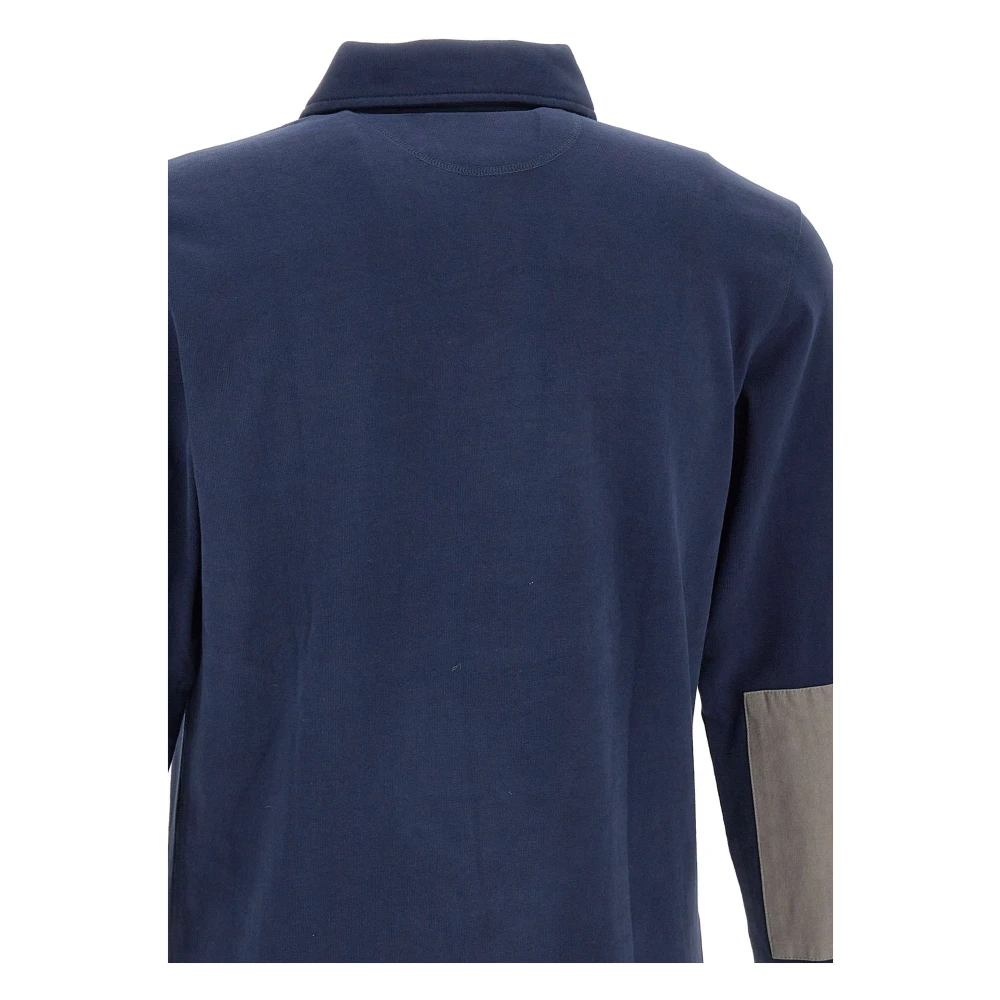 LA MARTINA Heren Basic Heavy Katoenen Polo Shirt Blue Heren