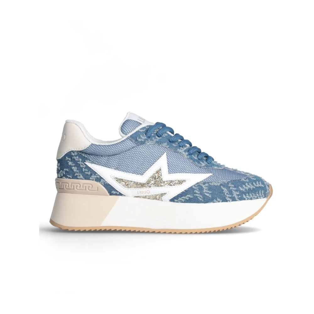 Liu Jo Dreamy 03 Suède Sneaker Dames Schoenen Blauw
