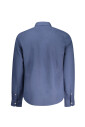 blauw-katoenen-slim-fit-overhemd