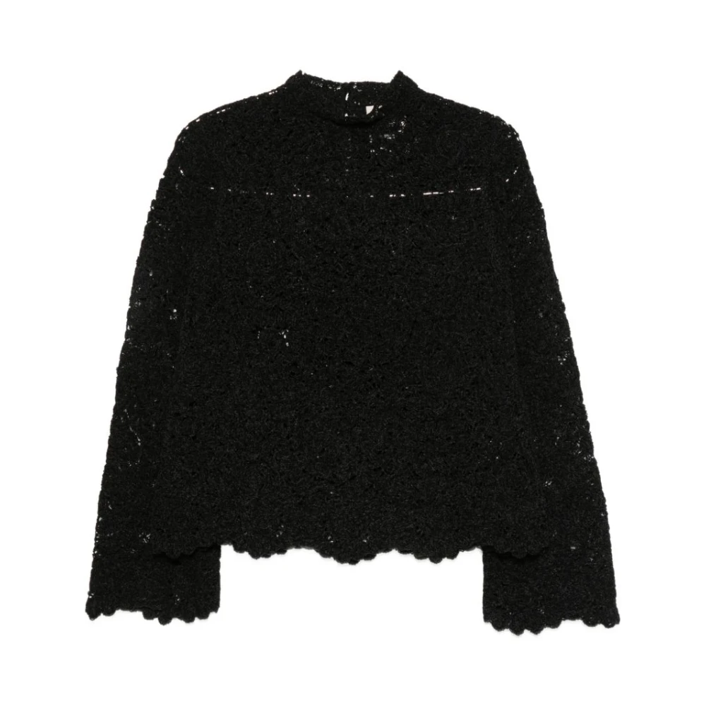 Semicouture , Turtlenecks, Female, Black, S, Jumpers Black