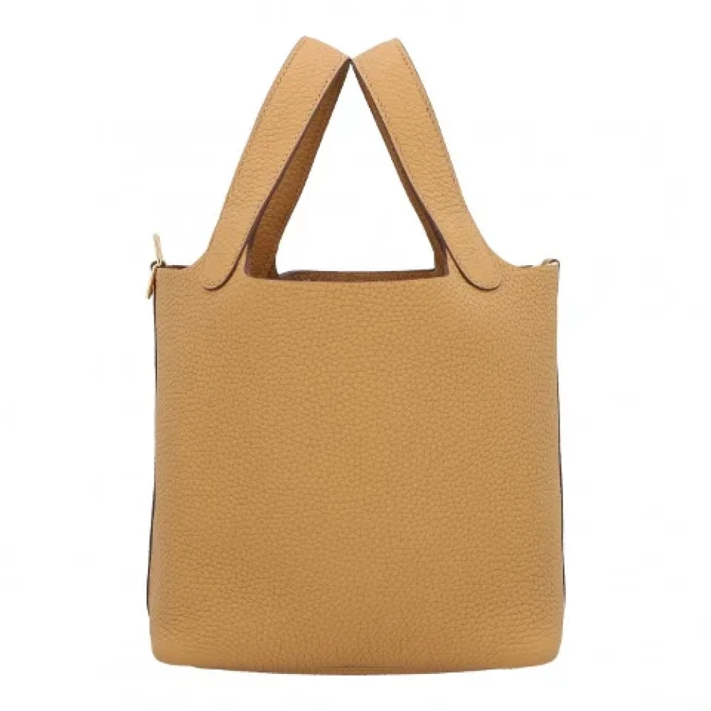 Hermès Vintage Pre-owned Leather handbags Brown Dames