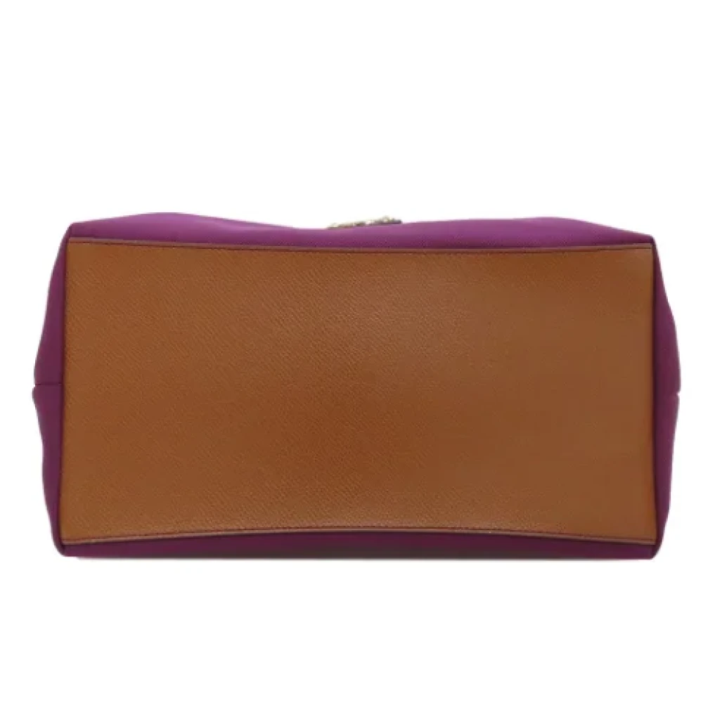 Coach Pre-owned Canvas handbags Purple Dames