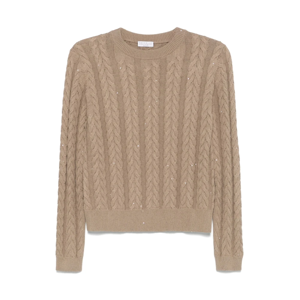 Knitwear > Round-neck Knitwear - - Brunello Cucinelli - Modalova