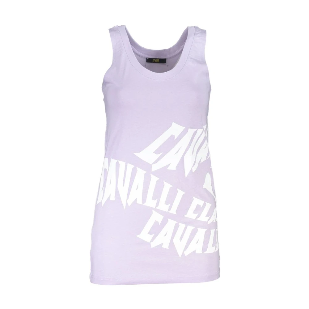 Cavalli Class Women's Purple Elegant Tank Top