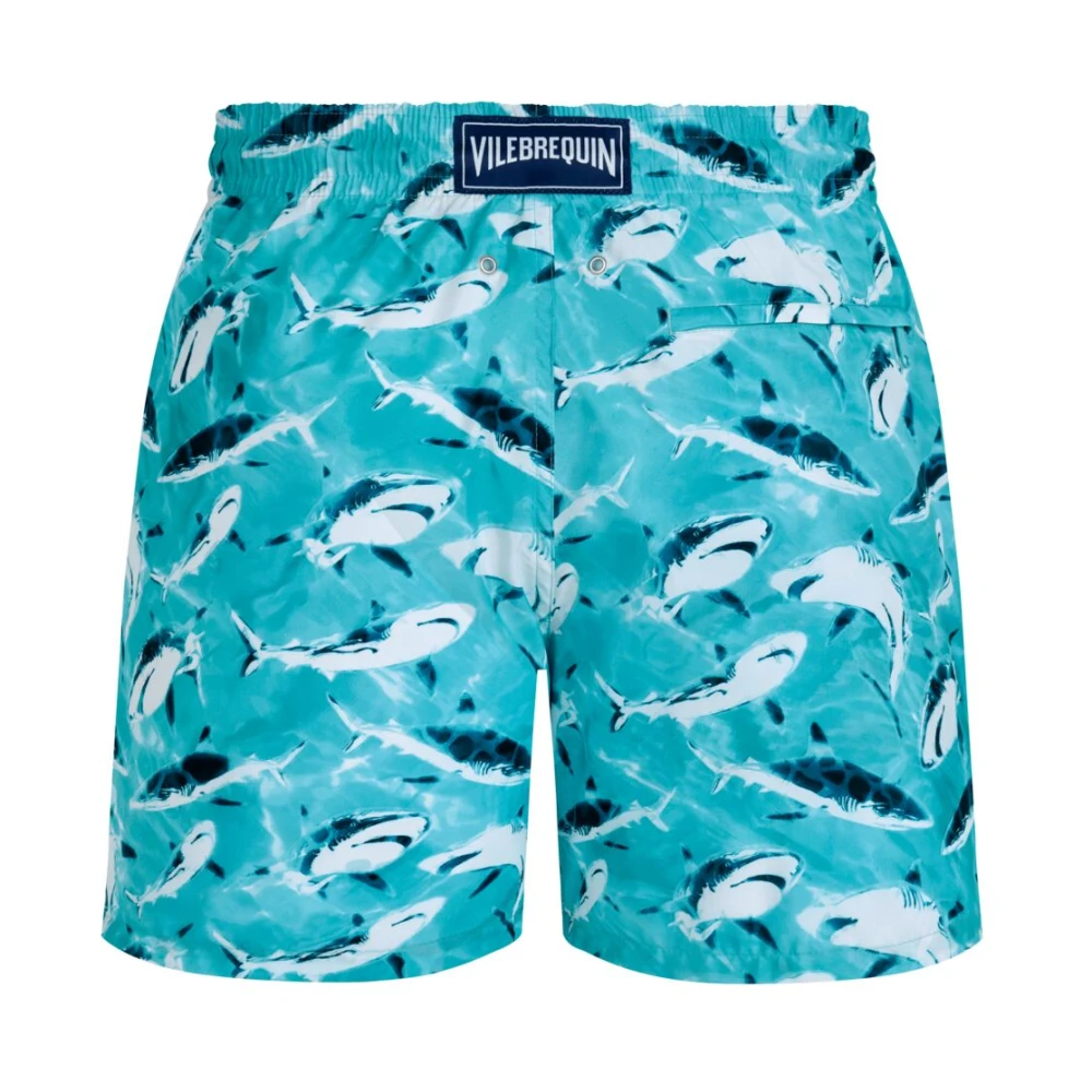 Vilebrequin Ultralichte en opvouwbare zwemshorts voor heren Blue Heren
