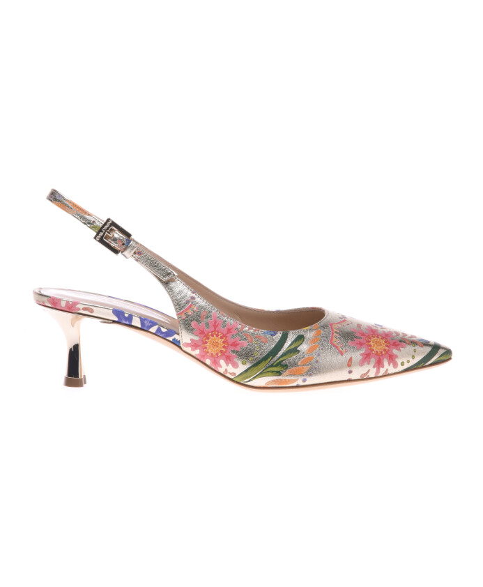 petal-print-leather-slingback