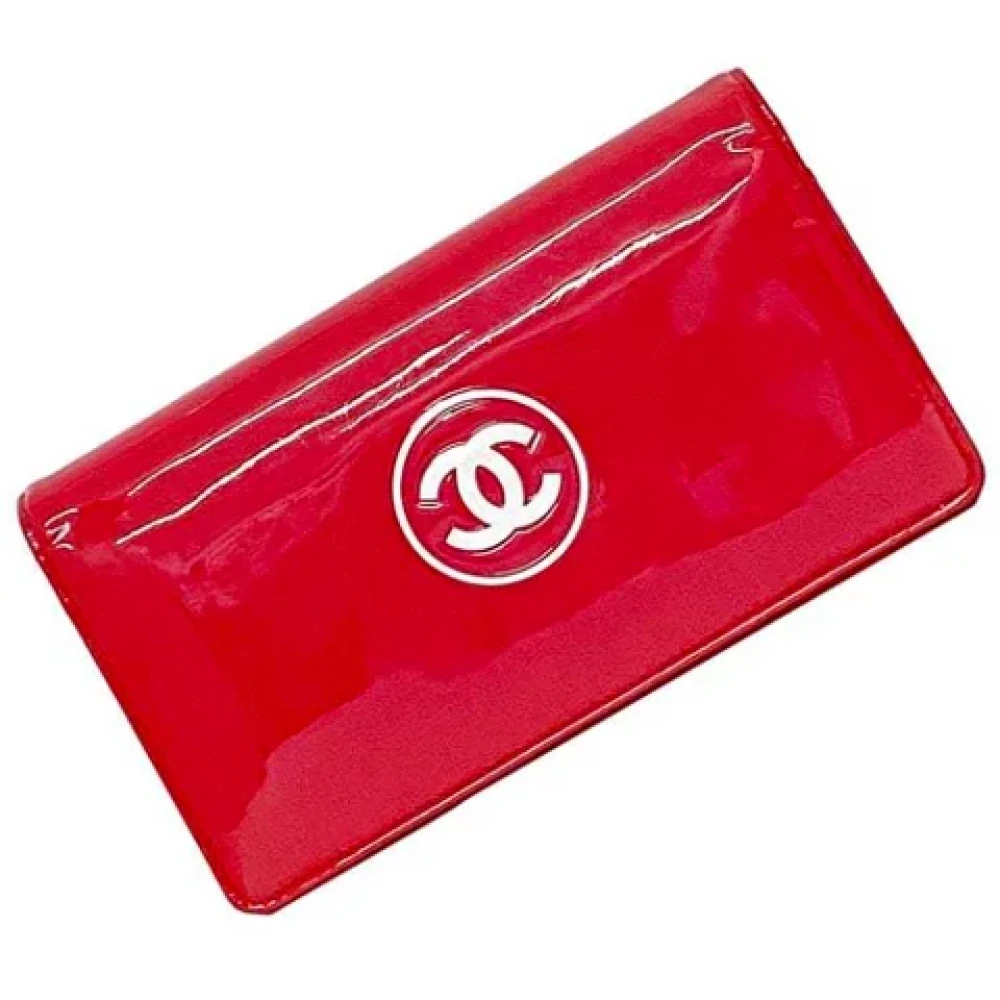 Chanel Vintage Pre-owned Leather wallets Pink Dames