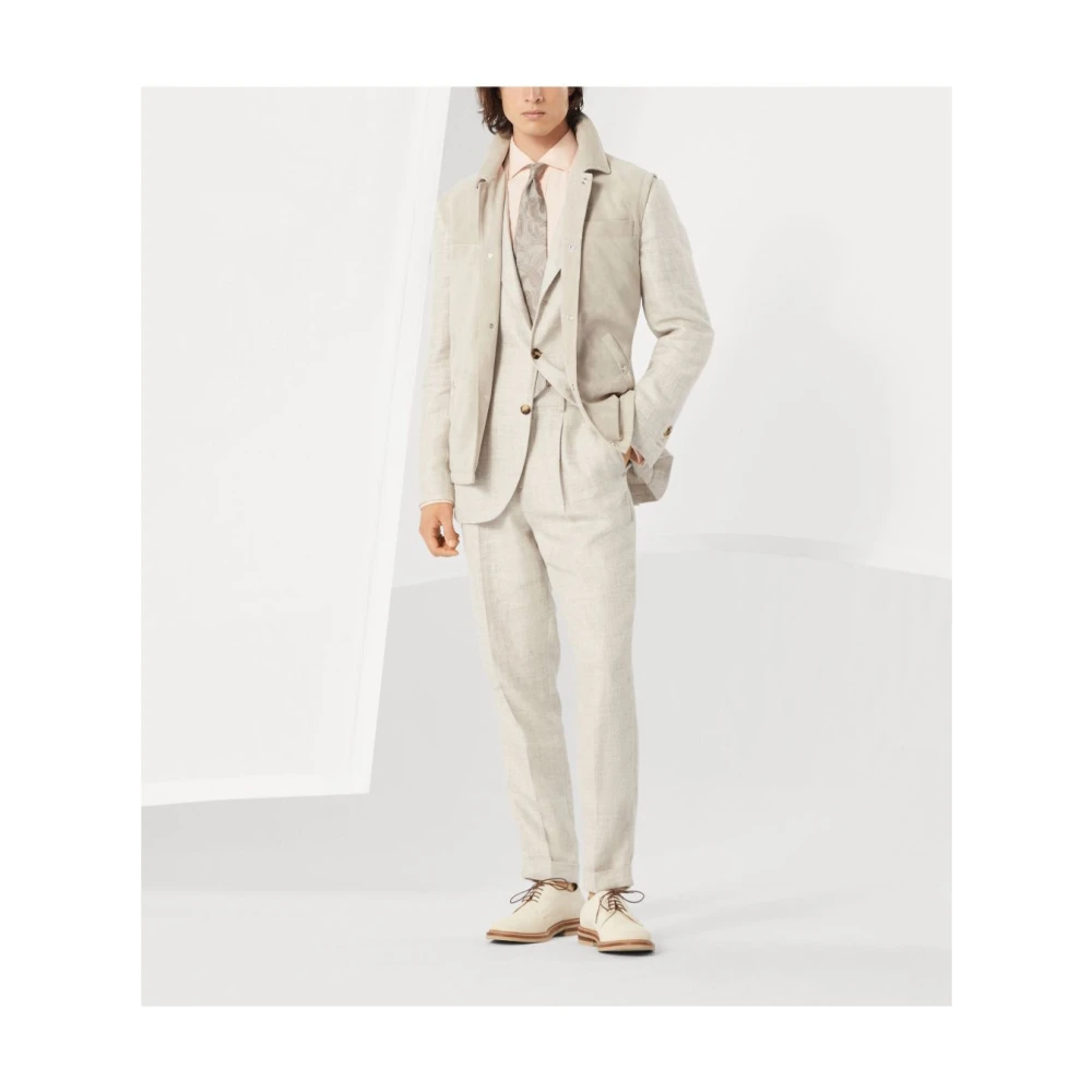 BRUNELLO CUCINELLI Stijlvolle Jassen Collectie Gray Heren