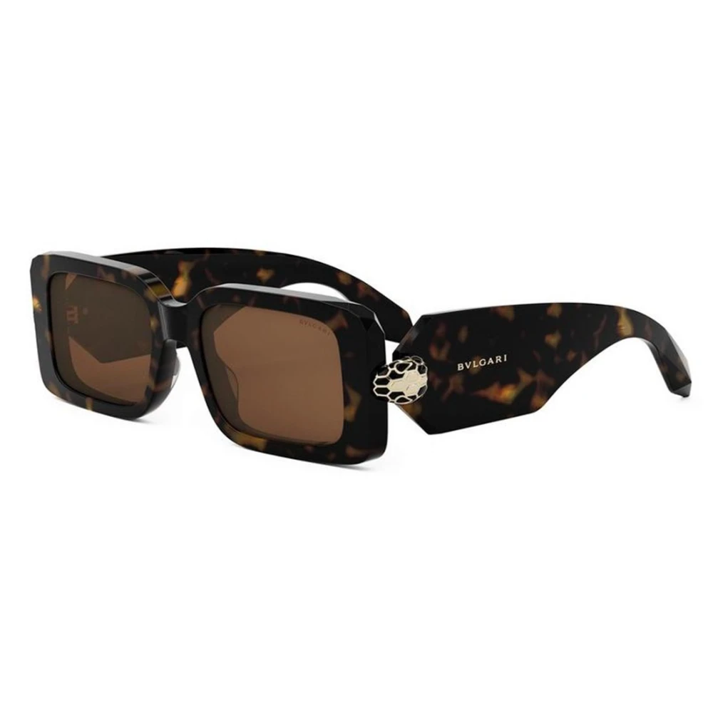 Bvlgari Brown Authentic Serpenti Forever Glasses Premium Quality - Unisex - Sunglasses - 53 Mm - Accessories