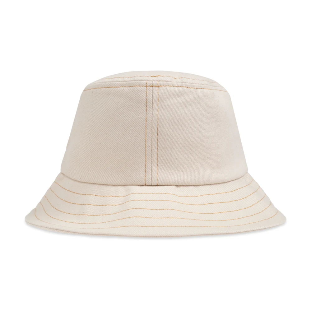 Ami Paris Denim hoed Beige Unisex