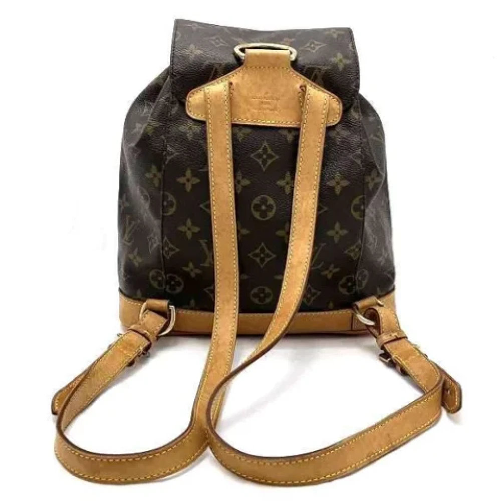 Louis Vuitton Vintage Pre-owned Canvas backpacks Brown Dames