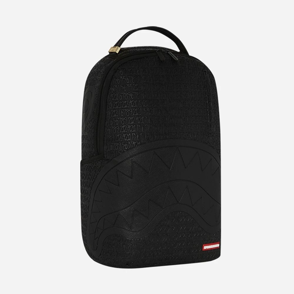 Sprayground Monochrome Rugzak met Voor- en Zijvakken Black Unisex