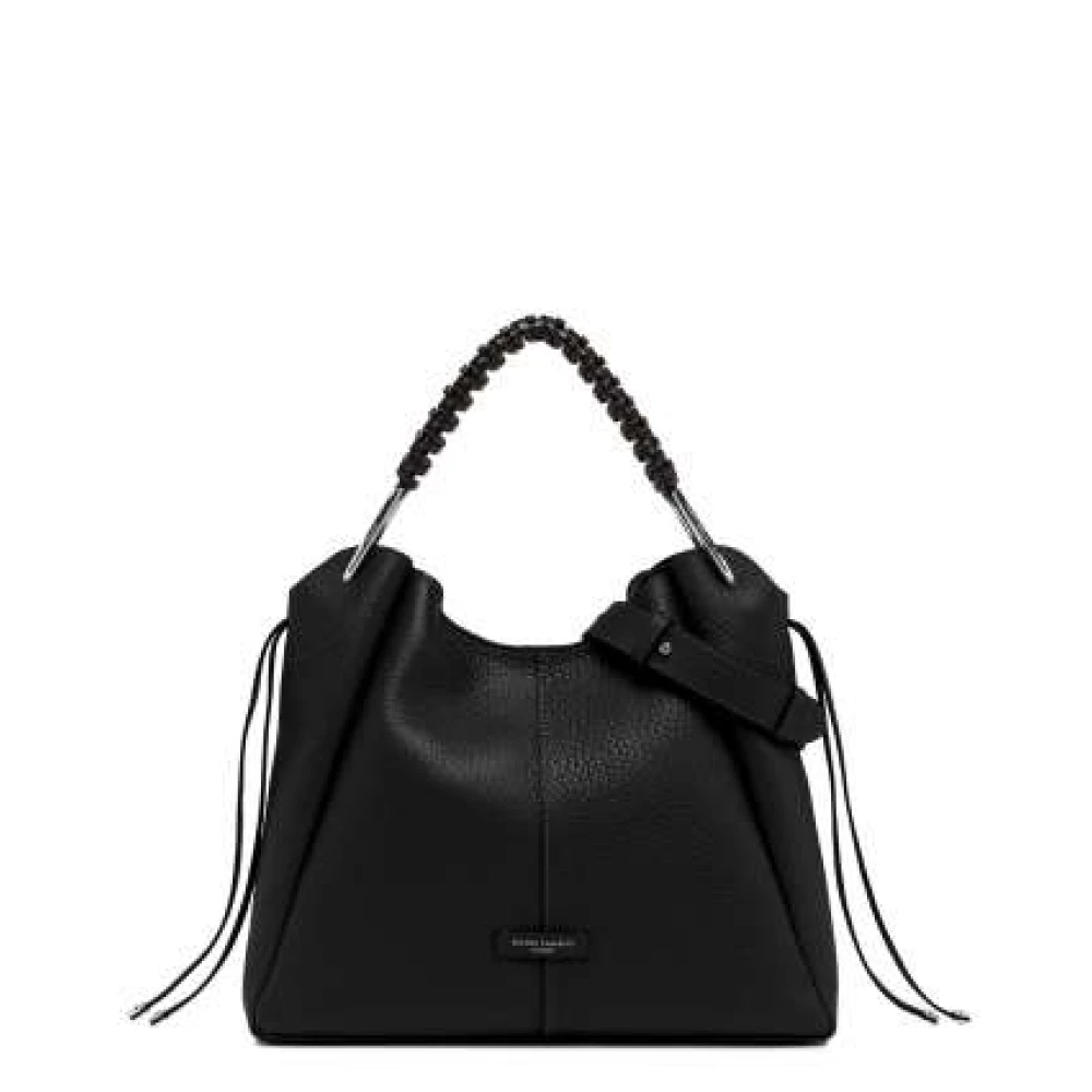 Gianni Chiarini Sportieve leren crossbodytas Black Dames