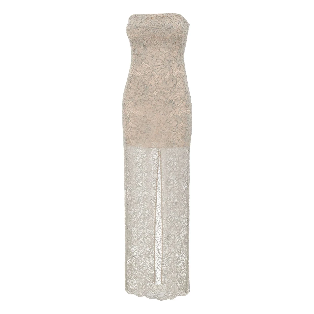 Rotate Birger Christensen Women's Gray Dresses Grey - Maxi Dresses - M - Dresses