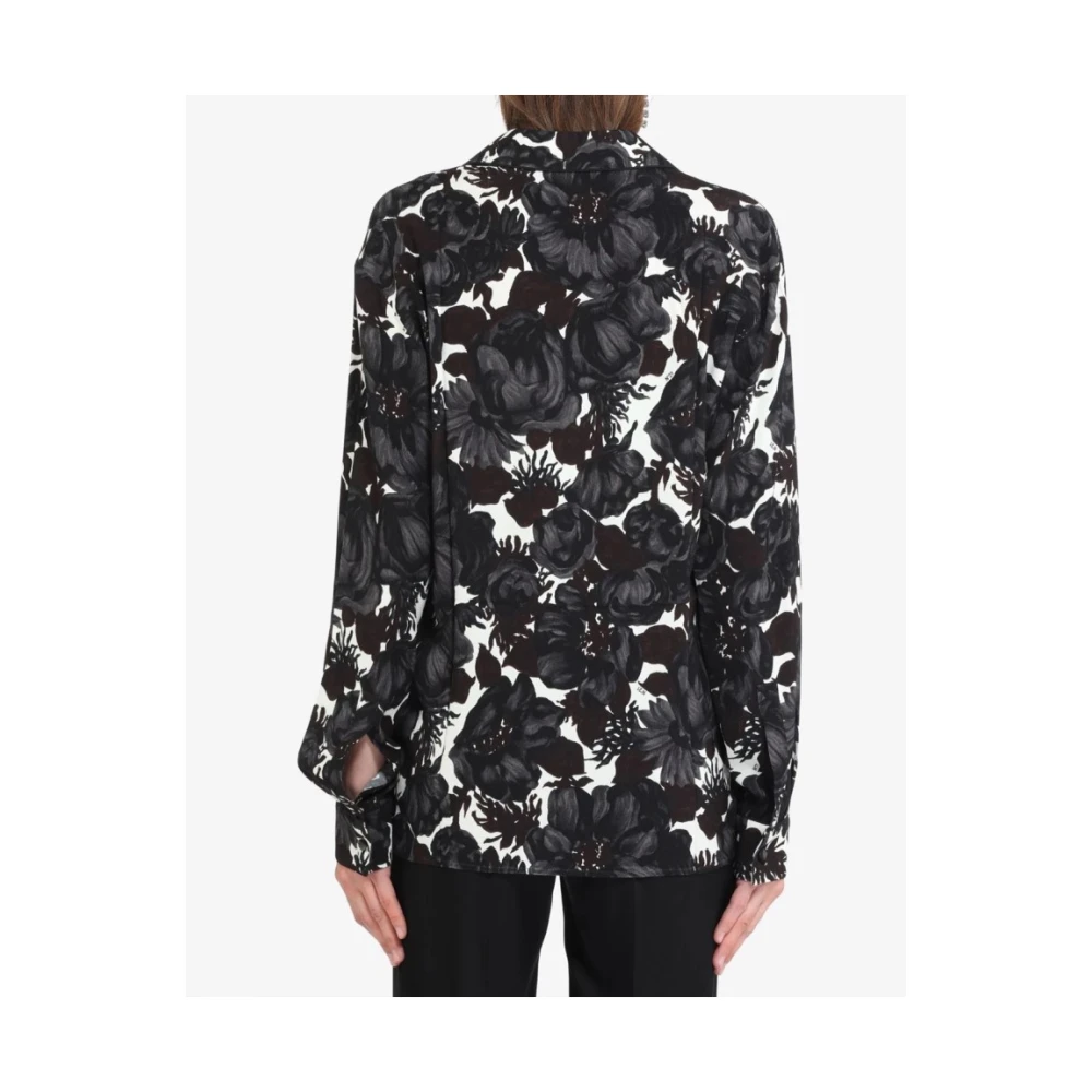 N21 Bloemenprint overhemd met knoopsluiting Multicolor Dames