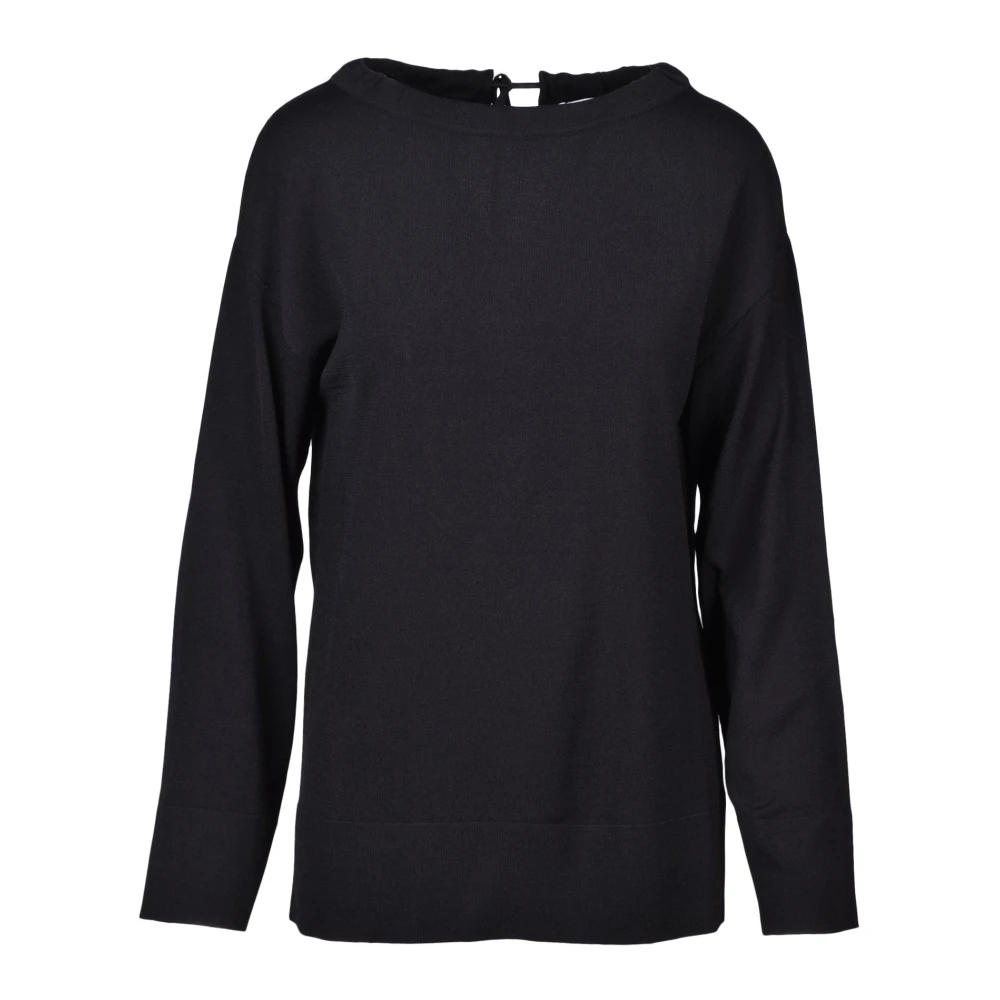 Alpha Studio Elegante Gebreide Top Black Dames