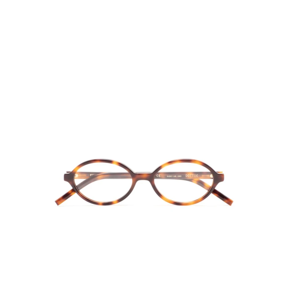 Kaleos Unisex Brown Glasses, 51 Mm, Dottie