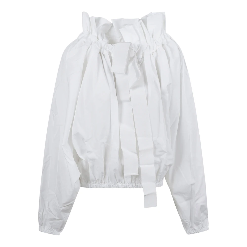 Patou Witte Iconische Volume Top Shirt White Dames