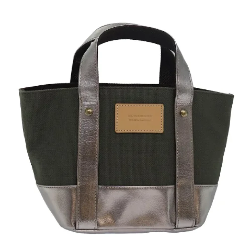 Burberry Vintage Pre-owned Canvas handbags Brown Dames