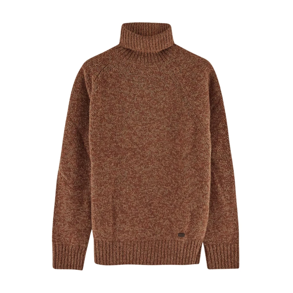 TOD'S Wollen Turtleneck Gebreid Brown Heren