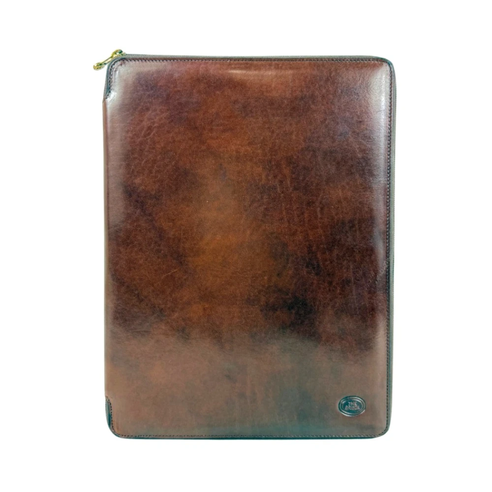 The Bridge Unisex Bruin Accessoires One Size, Leer, Story Notepad Holder