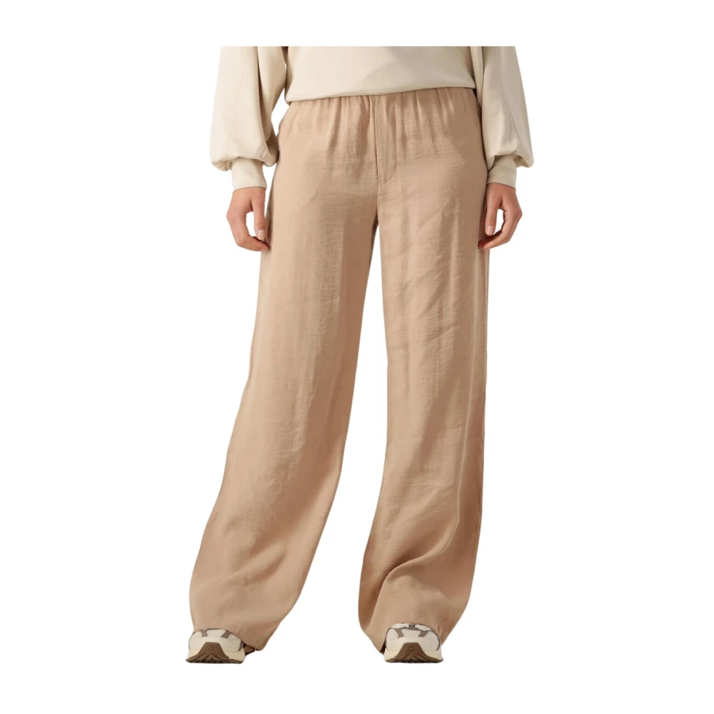 Moscow Wijde Zand Modal Broek Beige Dames