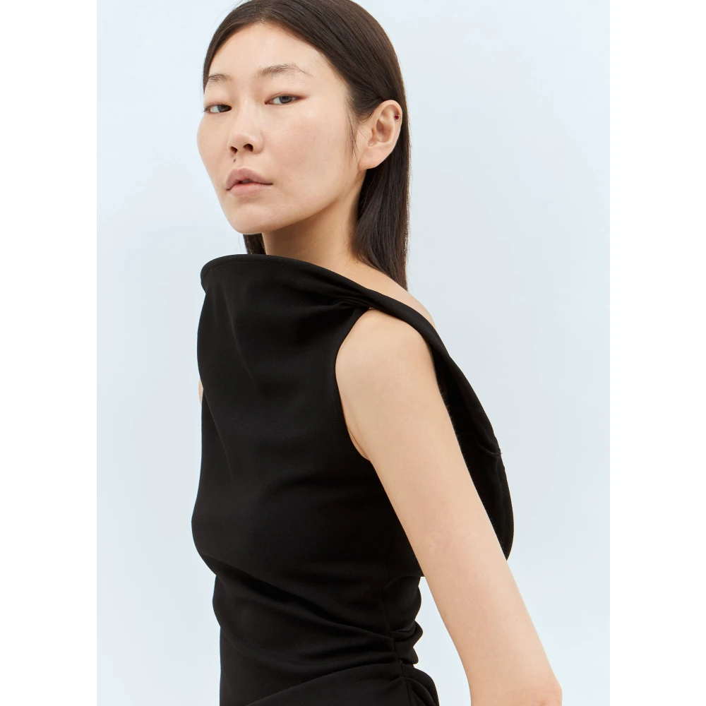 Jacquemus Bordo Mini Jurk met Bedraad Hardware Black Dames