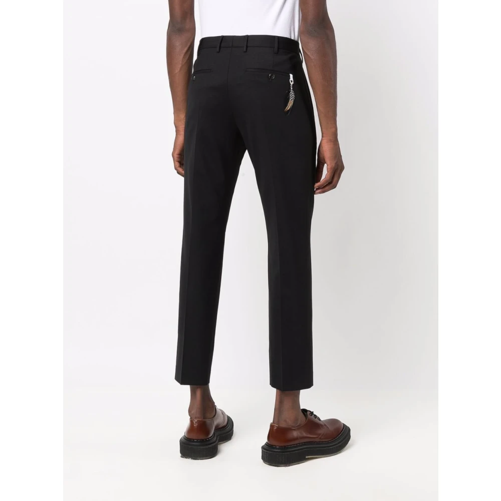 PT Torino Zwarte Broek voor Heren Aw23 Black Heren