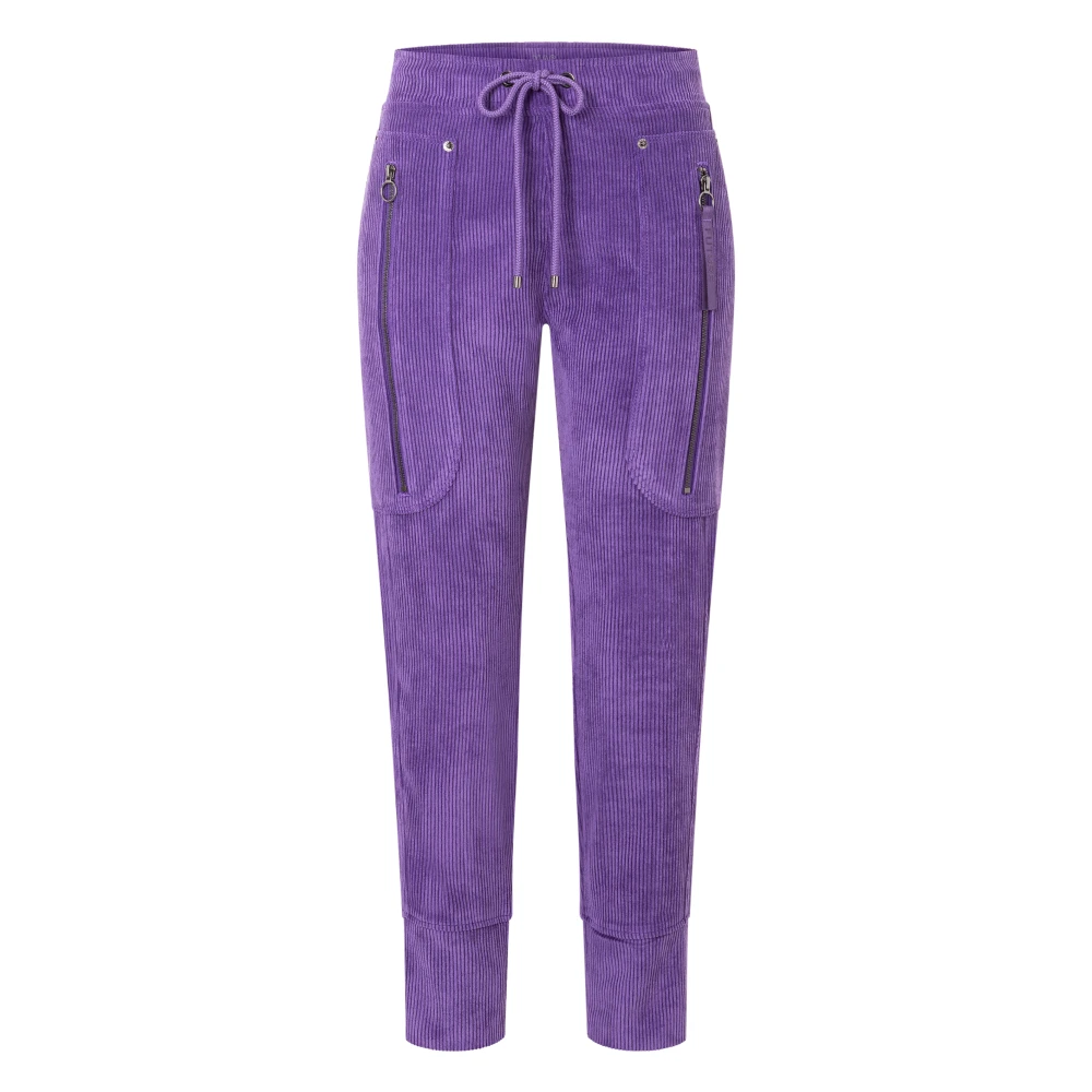 MAC Future 2.08 Casual Corduroy Jeans Purple Dames