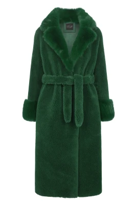 Farah Belted Teddy Coat