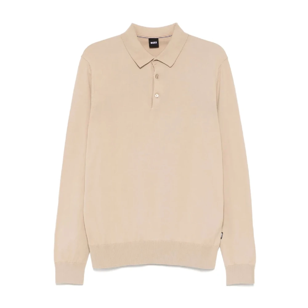 Hugo Men's Beige Polo Shirts, 2XL, Stylish Knitwear For Casual Outings