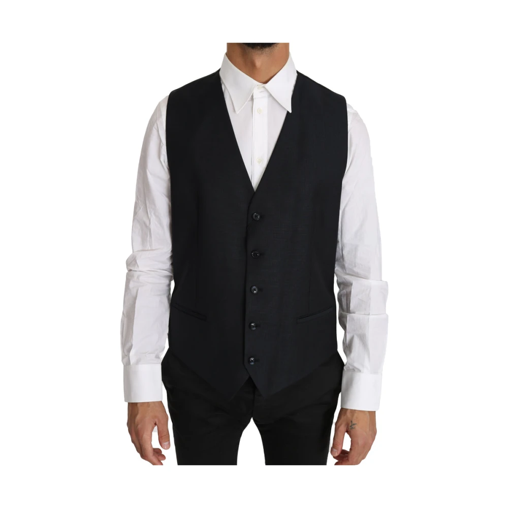 Dolce & Gabbana Mannelijk Grijs Formal Vest
