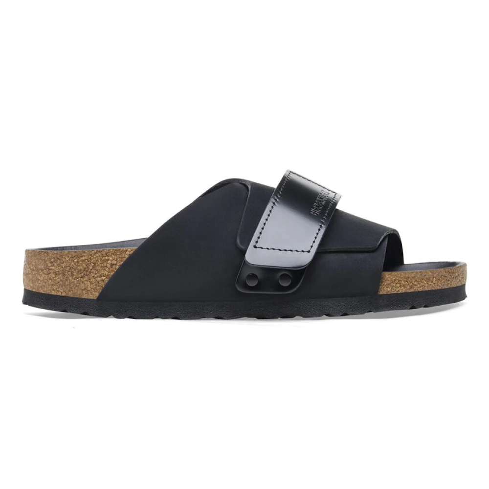 Birkenstock Women's Black Sliders, 5 Uk, Kyoto Nubuck Sandals Narrow