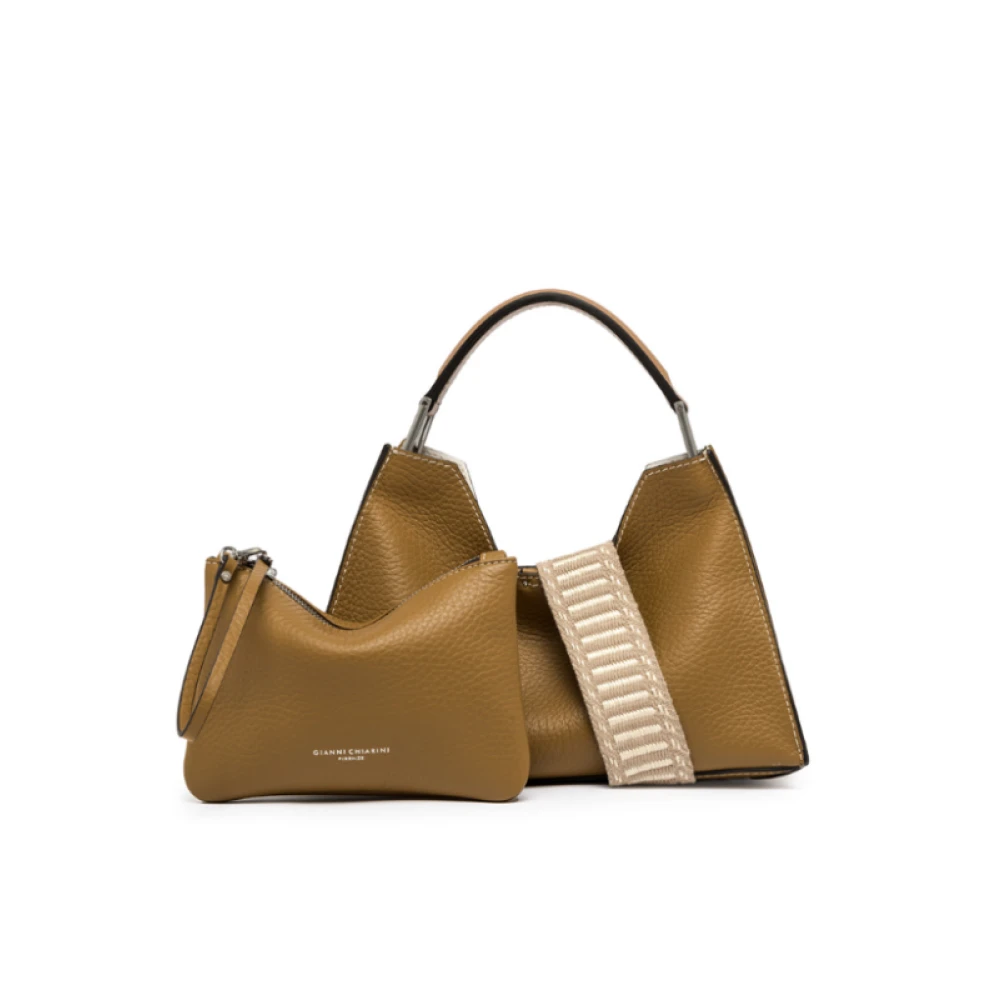 Gianni Chiarini Aurora Array Large Schoudertas Beige Dames