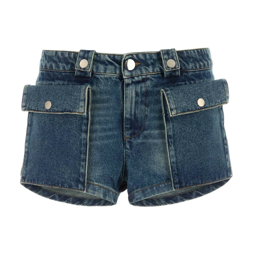 Gimaguas Denim Micro Shorts Blue Dames