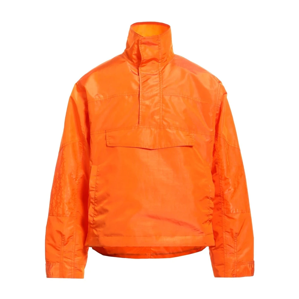Dior Windjack met trekkoord taille Orange Heren