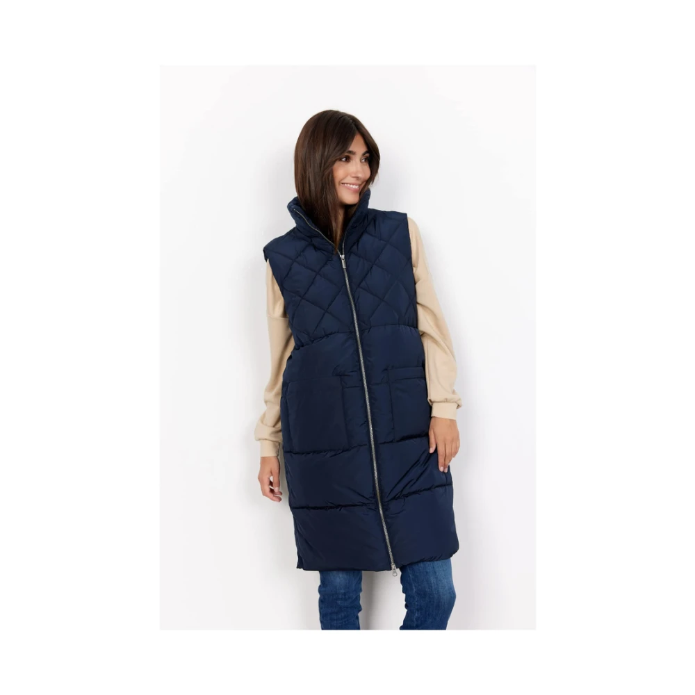 Soyaconcept Stijlvolle Vest Blue Dames