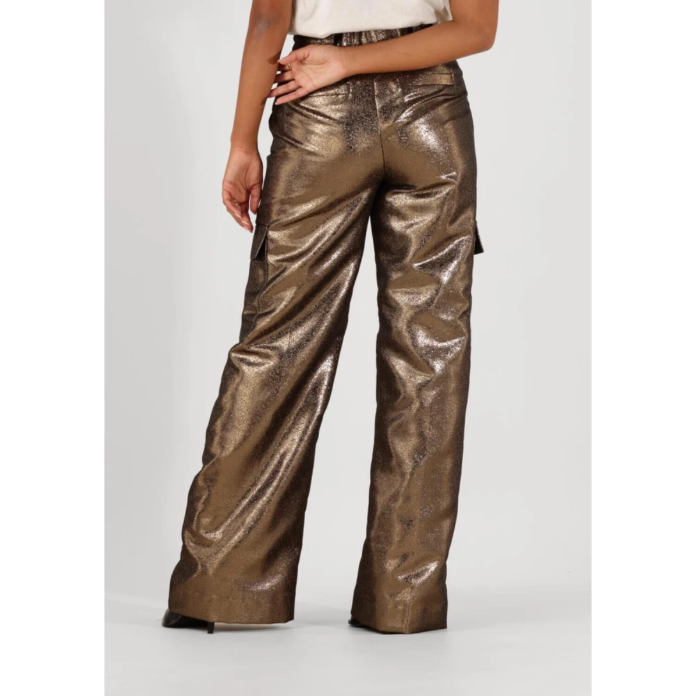 Josh V Gouden Glamour Broek Yellow Dames