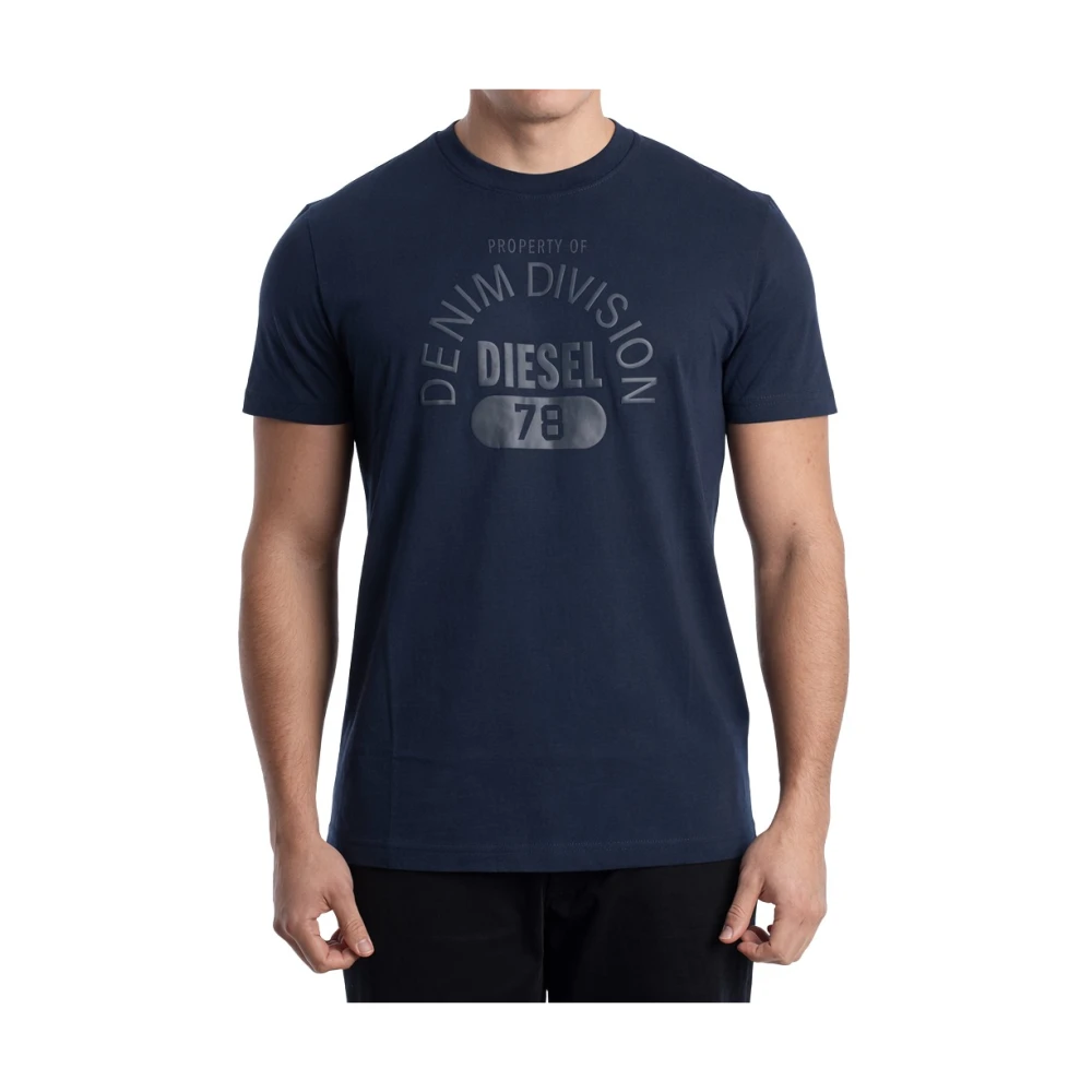 Diesel Men's Blue T-Shirts, S, A12248 T-Shirt