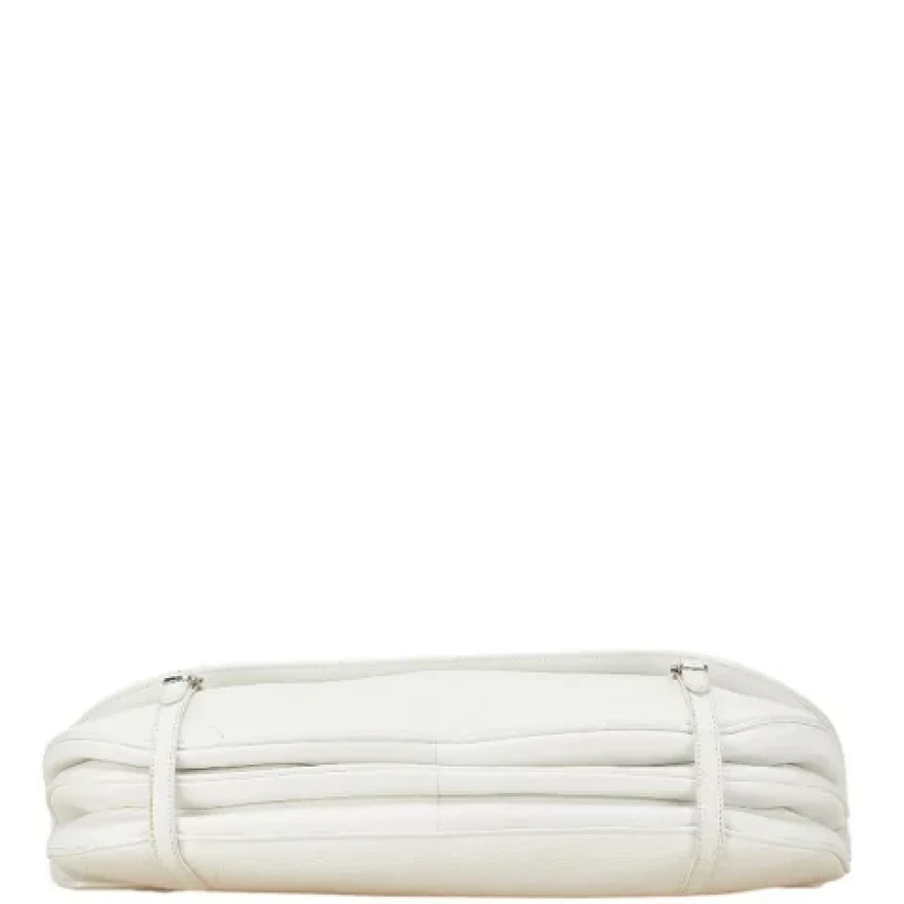 Salvatore Ferragamo Pre-owned Leather shoulder-bags White Dames