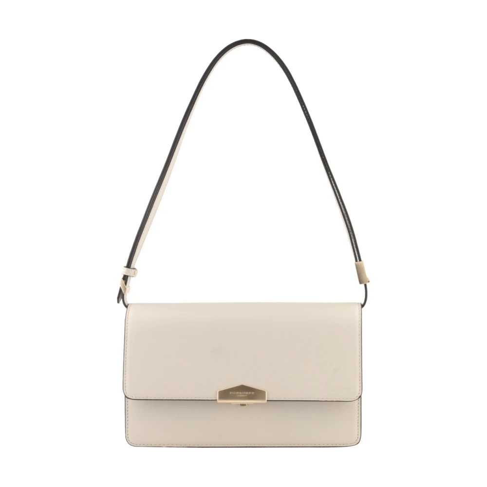 Pourchet Paris Elegant Crossbody Väska Ecru Beige, Dam