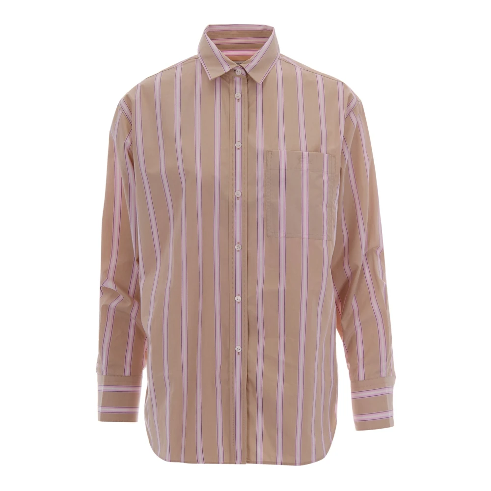 Lacoste Women's Multicolor Shirts, Xs, Camicia Manica Corta