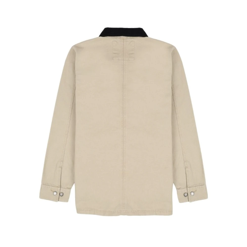 Dickies Canvas Werkjas met Moderne Details Beige Heren